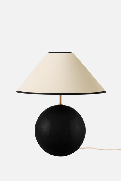 Forbog Iris Bordlampe Sort 35 cm