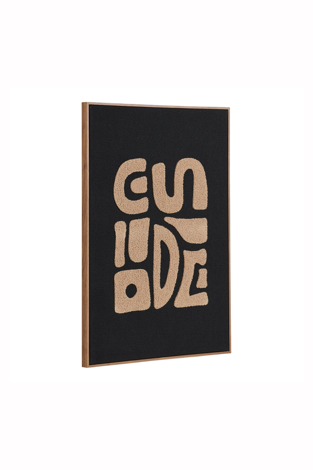 Förhandsboka Tine Tuftad Väggdekoration Svart/beige