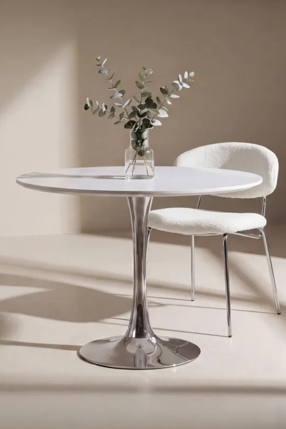 Hamden Runda Matbord ⌀110 White