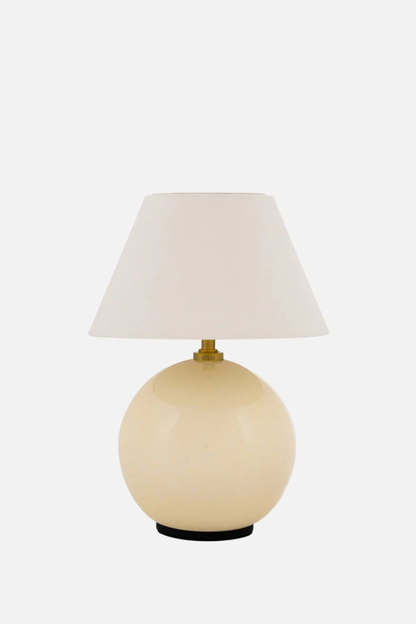 Portabel Bordslampa Iris 16cm Creme
