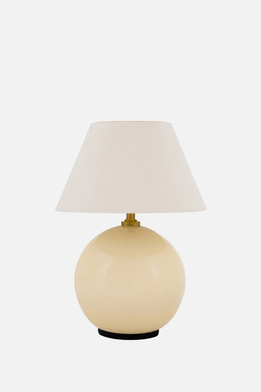 Portabel Bordslampa Iris 16cm Creme