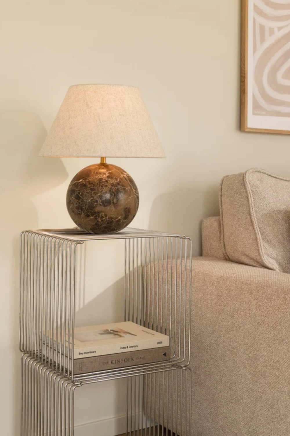 Förhandsboka Castello Bordslampa Brown 35cm
