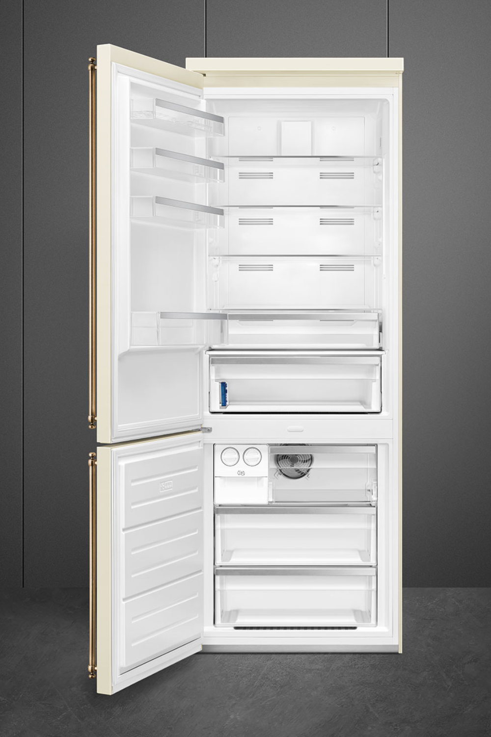Kombinerad Kyl/Frys Creme, Colonial 195,5x70,4x70,4cm