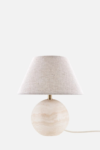 Castello Bordslampa Travertine 24cm