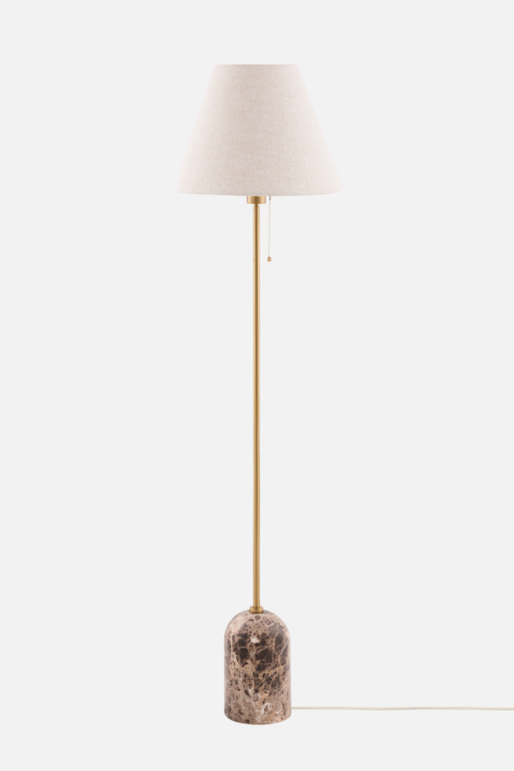 Gino Gulvlampe Brun Marmor