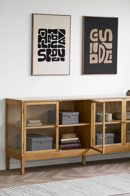 Förhandsboka Tine Tuftad Väggdekoration Beige/svart