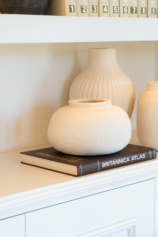 ATHENA Urna, Beige H18cm
