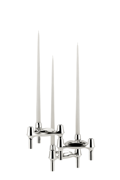 STOFF BMF Ljusstake krom 3-pack