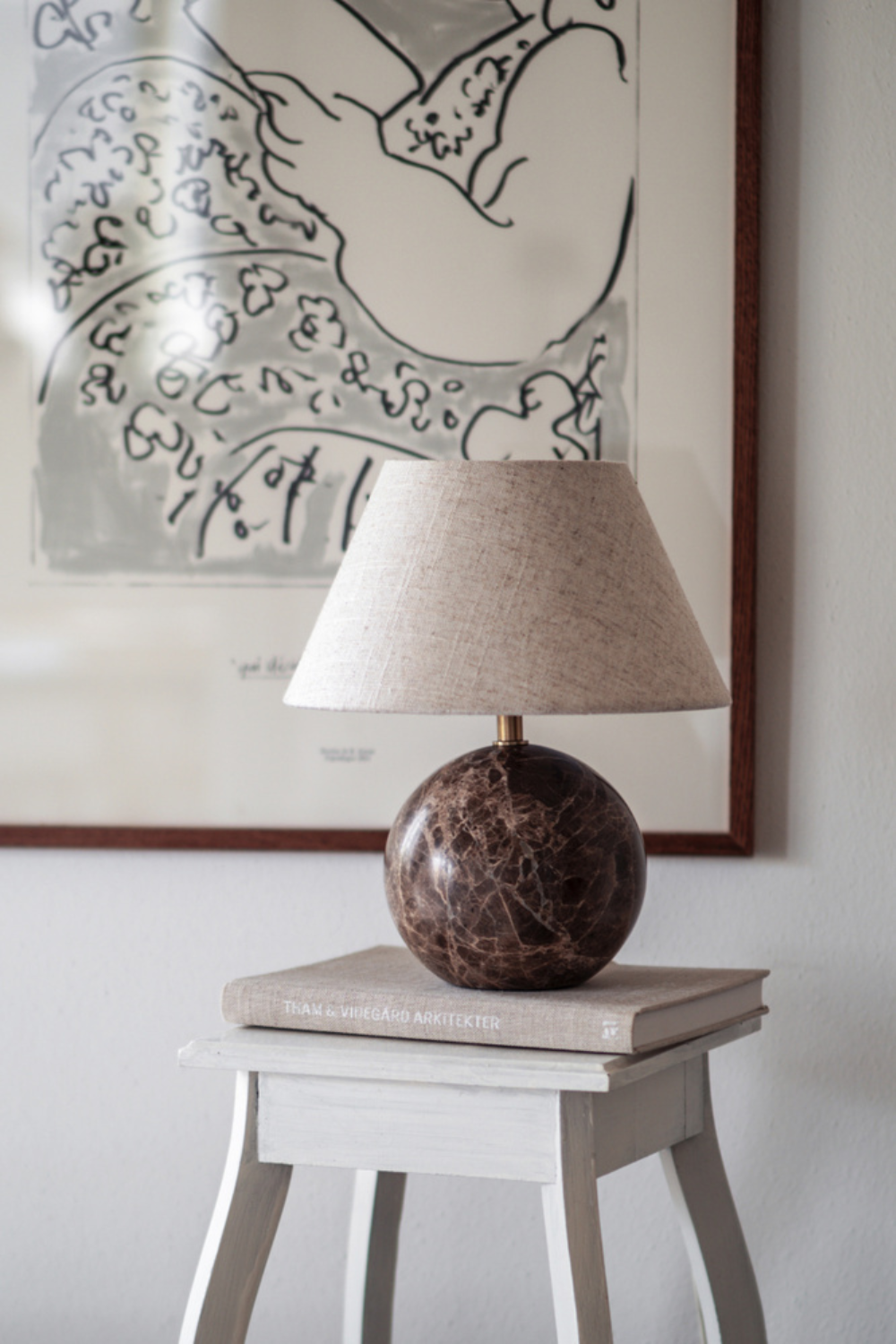Forbestil Castello Bordlampe Brown 24cm