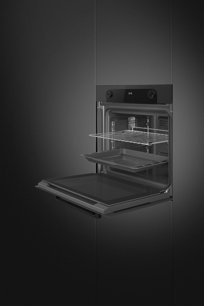 Termoventilerad ugn 60 cm | Svart