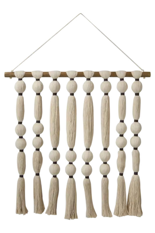 Milla väggdekoration Vit/brun