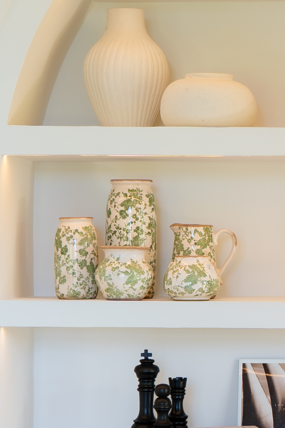 ATHENA Urna, Beige H37cm