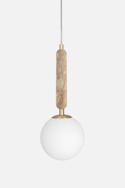 Förhandsboka Torrano Pendellampa Travertin 15cm