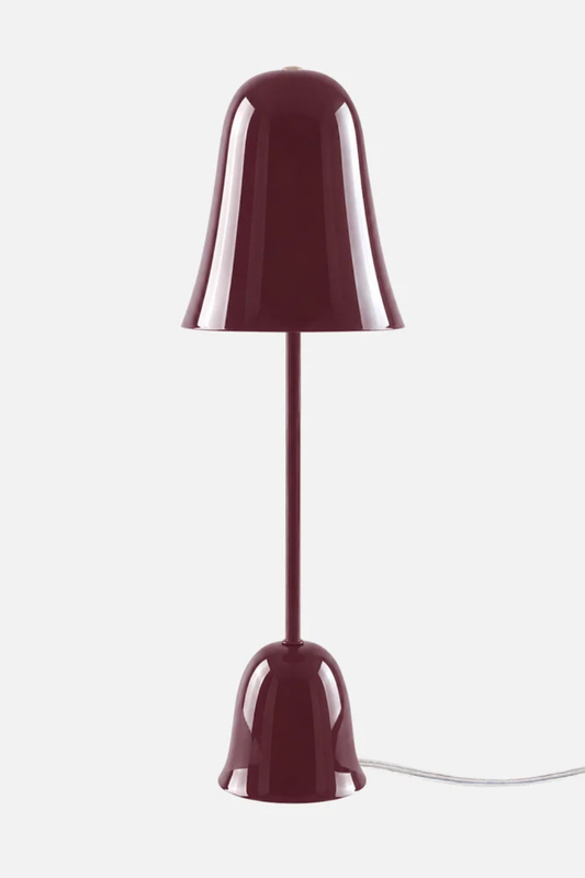 Bordslampa Blåklockan 16 Vinröd