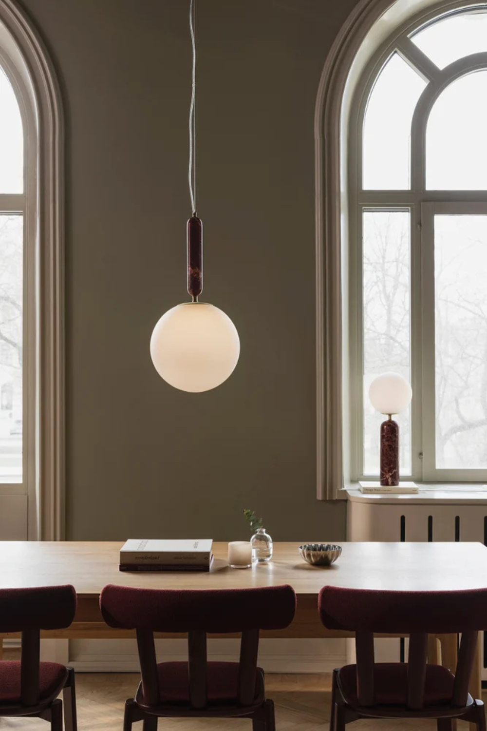 Pendant Torrano 30 Rosso levanto marmor