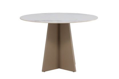 Pre-order Bootcut Round Dining Table Beige