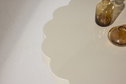Krull Sidobord Beige