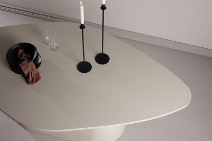 Diamond Ovalt Matbord Beige