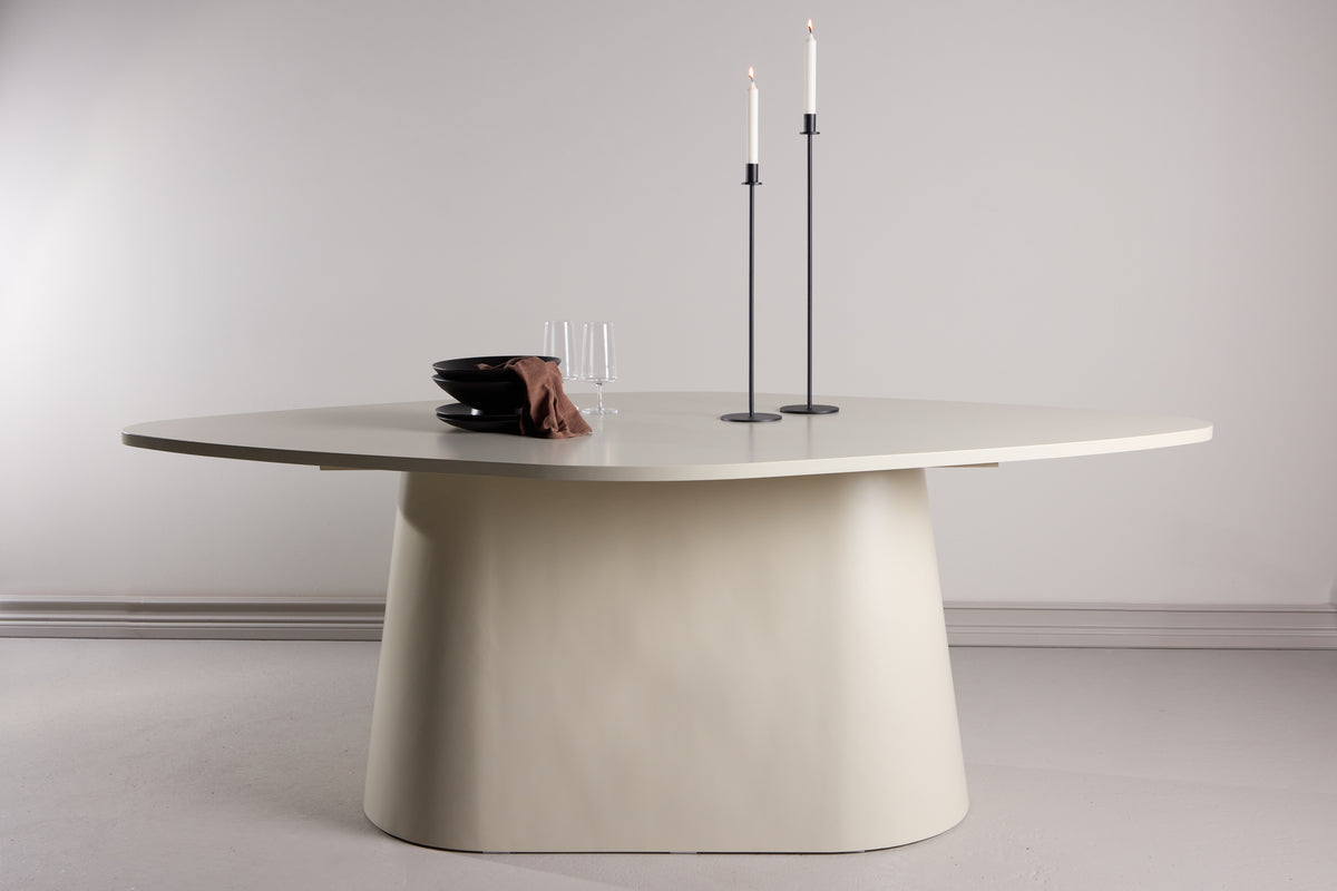 Diamond Ovalt Matbord Beige