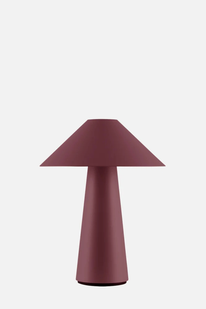 Portabel bordslampa Cannes IP44 Burgundy