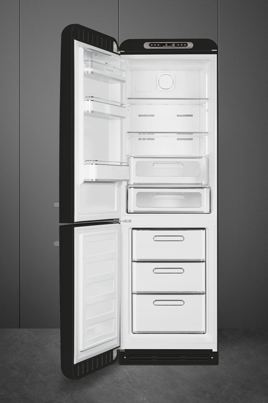 Kombinerad Kyl/Frys | Svart  196,8x60x73 cm