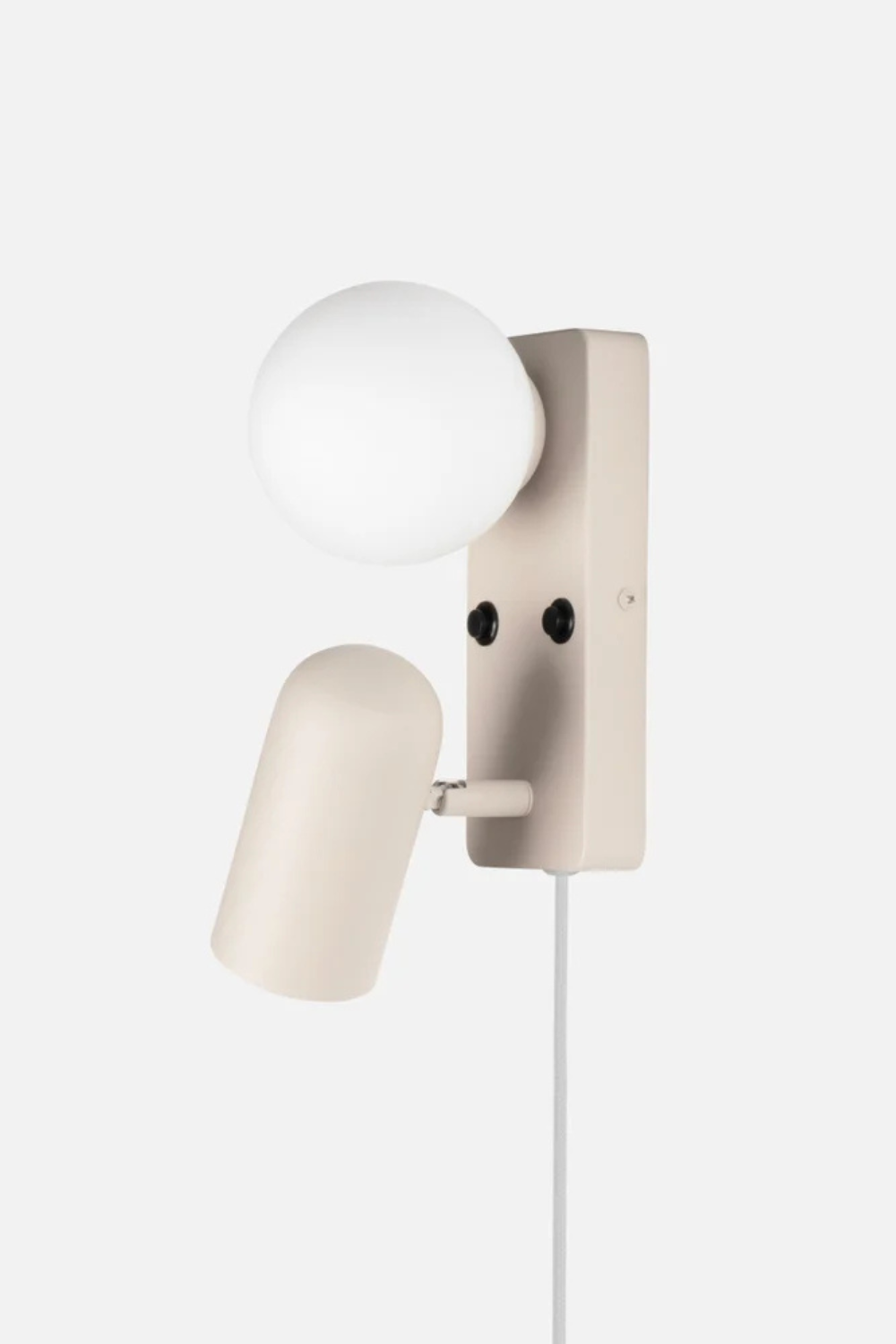 Vägglampa Doppio Beige