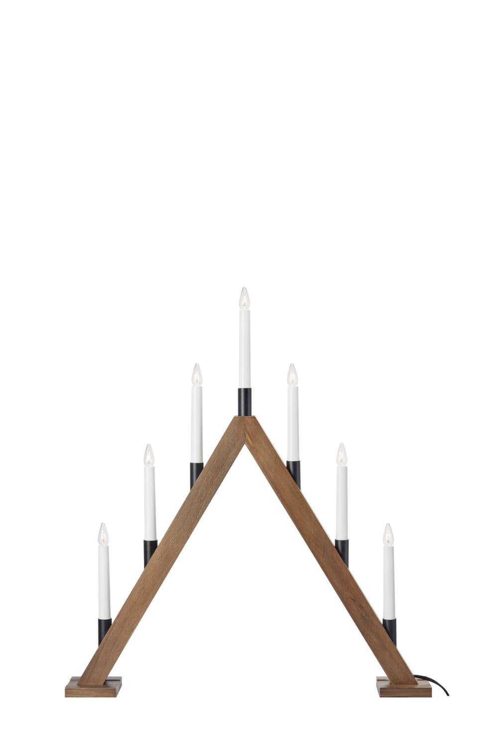 Ember Adventsljusstake Mörkbrun 64 cm