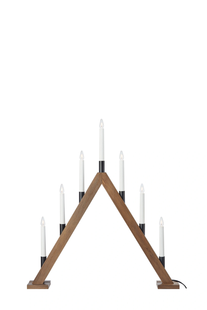 Ember Adventsljusstake Mörkbrun 64 cm