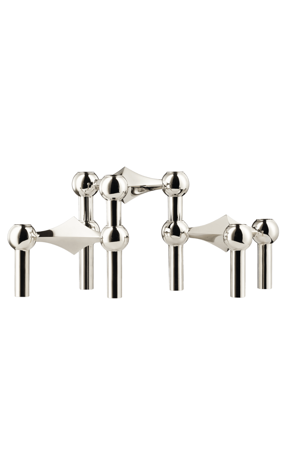 STOFF Nagel ljusstake 3-pack krom