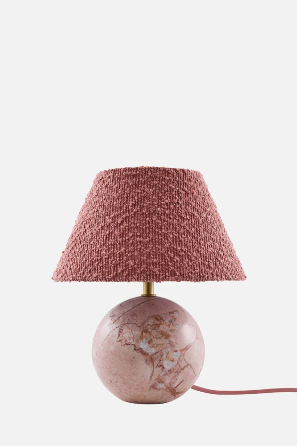 Bordslampa Castello 24cm Dimrosa marmor
