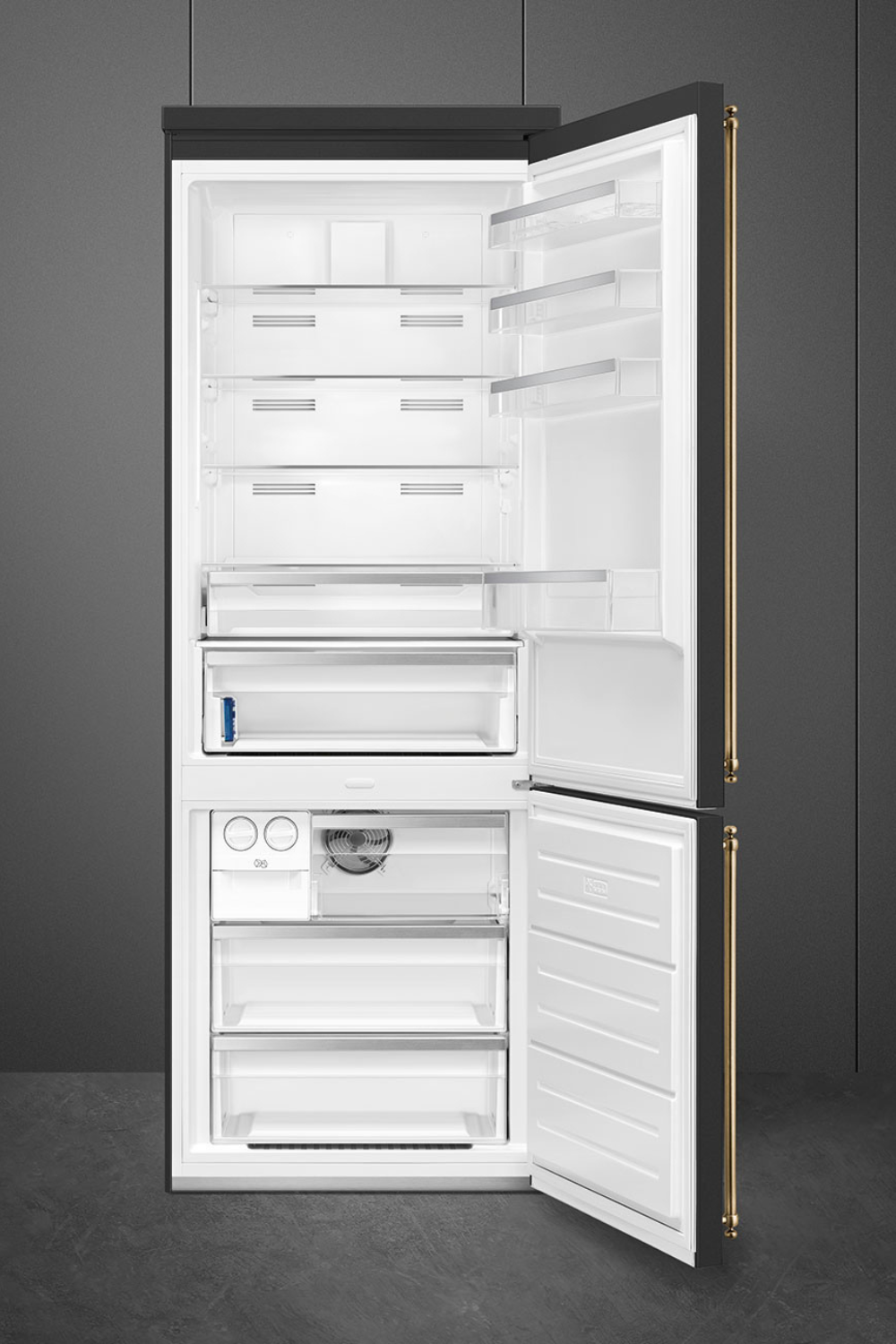 Kombinerad Kyl/Frys Antracit, Colonial 195,5x70,4x70,4cm