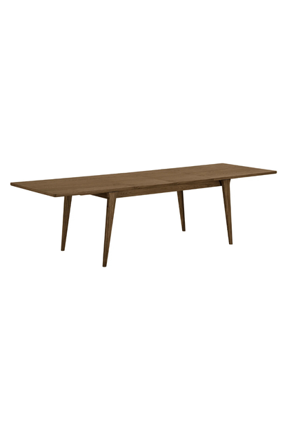 Darwin Matbord 100 x 240–290–340 x 75 Mörkbrun