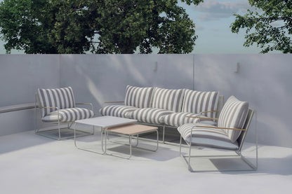 Kampanj Palazzo Soffgrupp Beige Randig