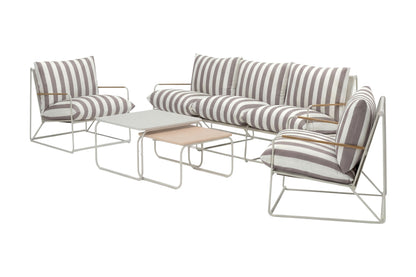 Kampanj Palazzo Soffgrupp Beige Randig
