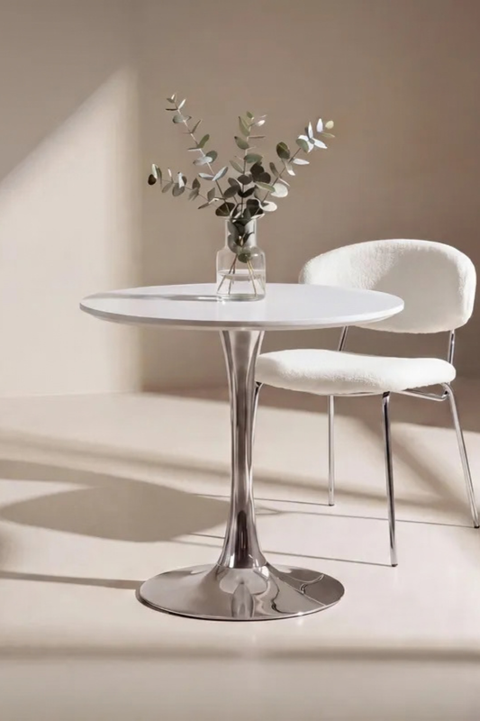 Hamden Runda Matbord ⌀80 White