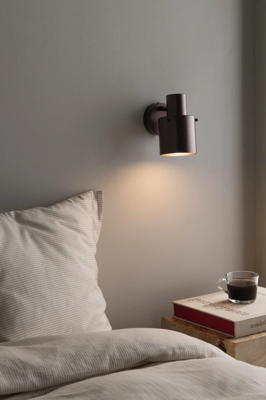 Wandlamp Clark 1 Brons