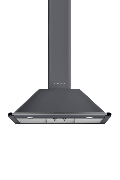 Väggmonterad köksfläkt 90 cm | Slate Grey