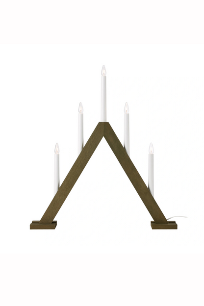 Ariele Advent Candleholder Dark Brown 5 Candles