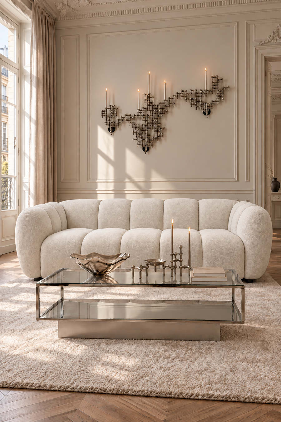 Bobo 3-sits soffor Beige