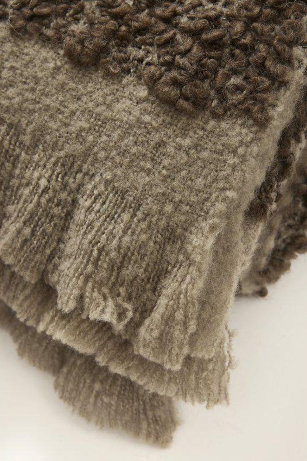 Boucle mohair Throw 125x150 cm