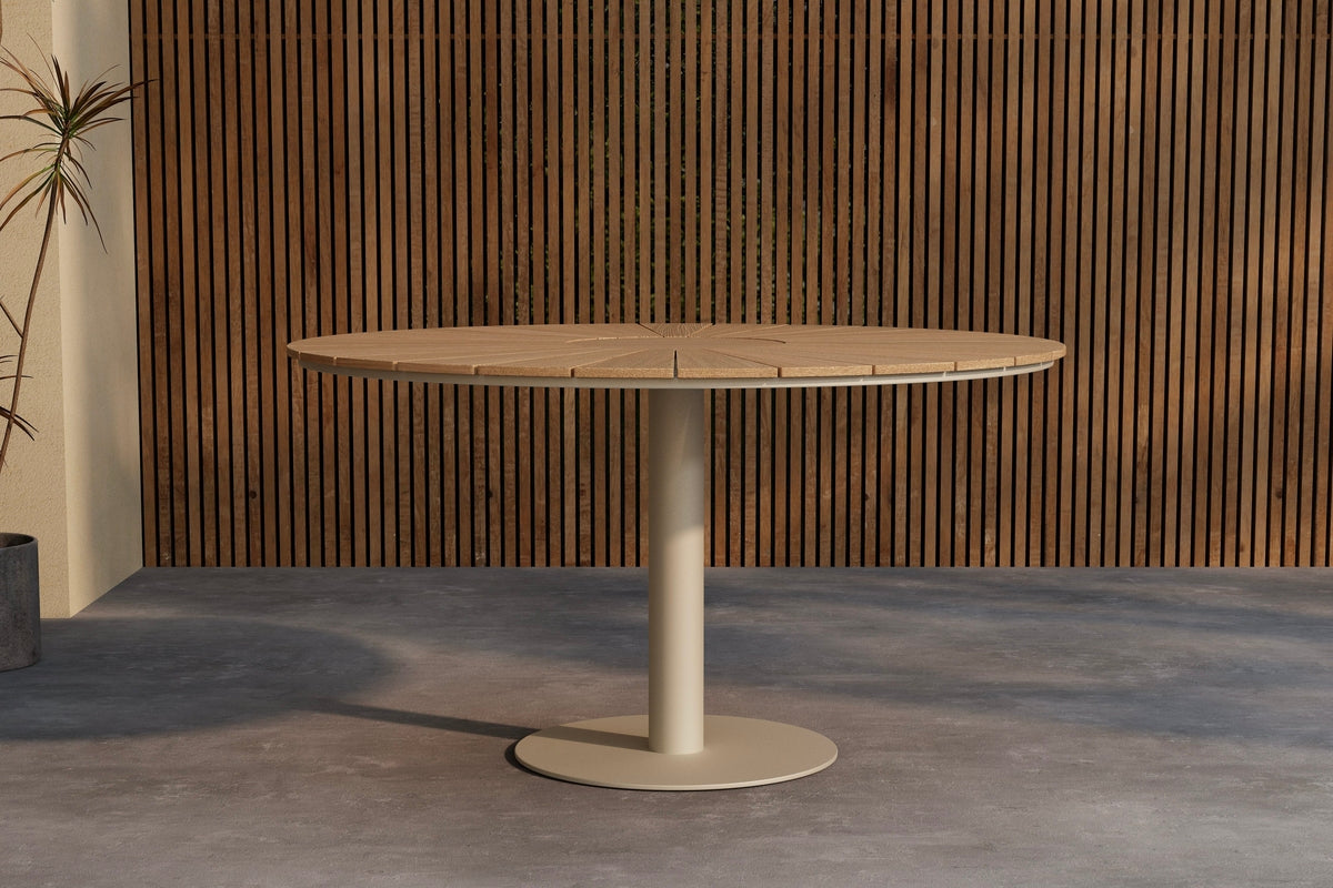 Croft Runda Matbord Ø120 Beige