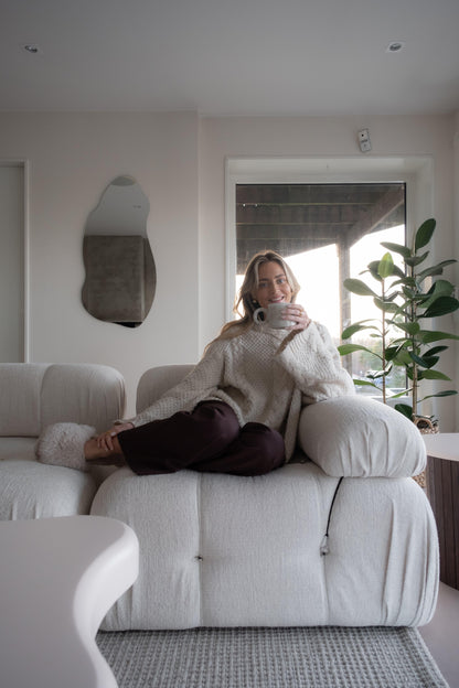 Japandi 3-Sitzer-Sofa mit Diwan. – Japandi Kollektion