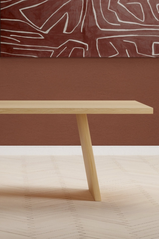 Logga Matbord 210 X 100 Natur