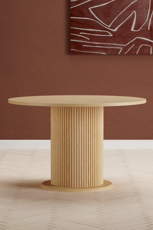 Reko Runda Matbord Ø120 Natur