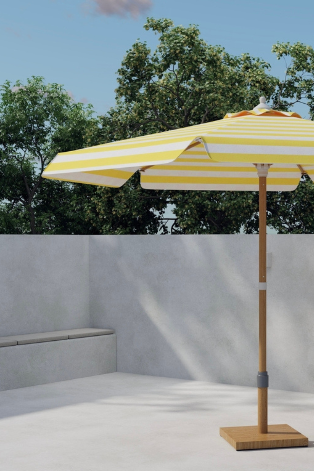 Förhandsboka Cerox Parasoll ⌀270 Gul