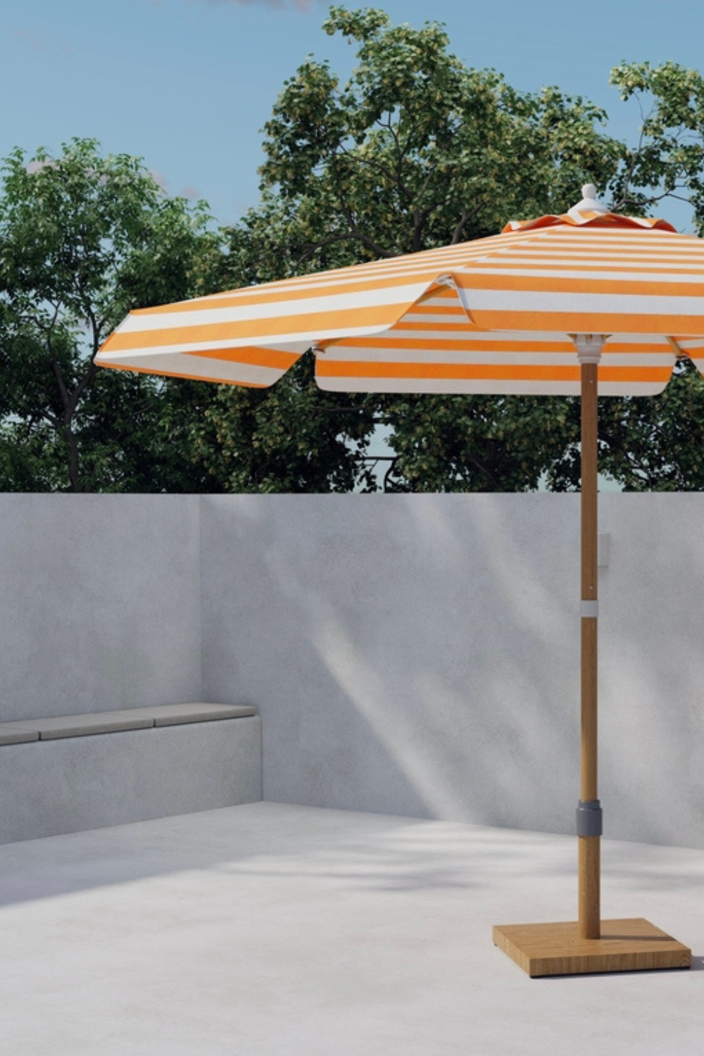 Förhandsboka Cerox Parasoll ⌀270 Orange