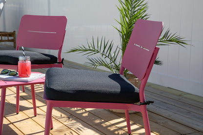 Lina Loungefåtöljer 2-Pack Pink