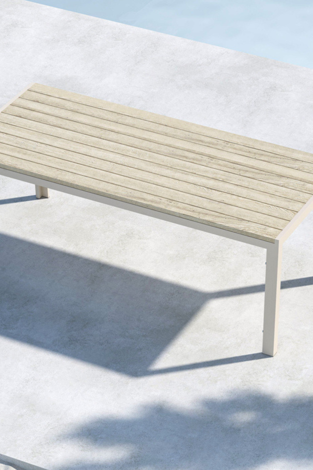 Mirko Rektangulära Matbord 205x90x74 Beige