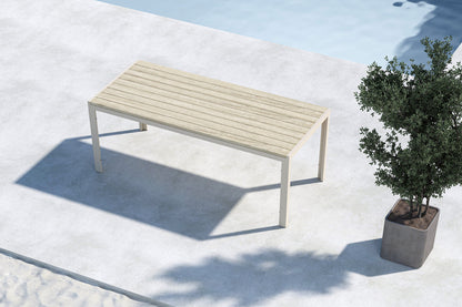 Mirko Rektangulära Matbord 205x90x74 Beige