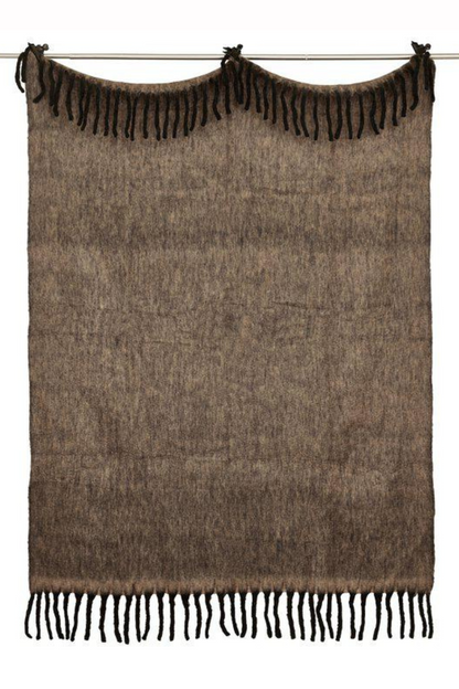 Melange mohair Throw 130x170 cm
